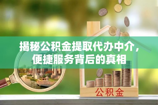卓兰揭秘公积金提取代办中介，便捷服务背后的真相